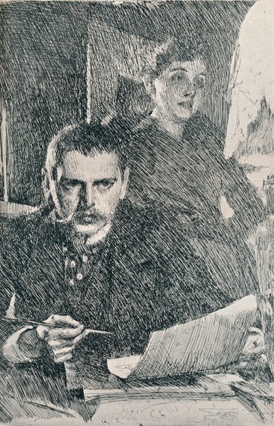 Herr und Frau Zorn, 1890, 1898 von Anders Leonard Zorn