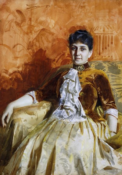 Porträt von Lisen Lamm, 1885 von Anders Leonard Zorn