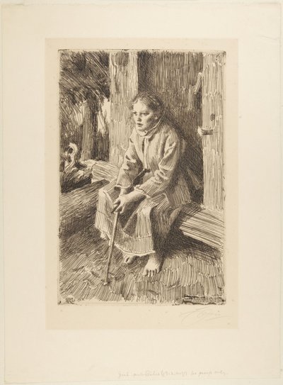 Hirtenmädchen von Anders Leonard Zorn