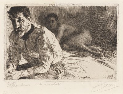 Augustus Saint Gaudens II von Anders Zorn