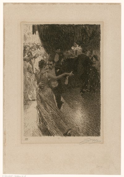 Der Tanz (Der Walzer), 3. Zustand von Anders Zorn