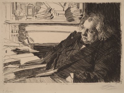Ernest Renan von Anders Zorn