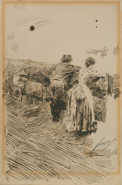 Fischer in St Ives von Anders Zorn