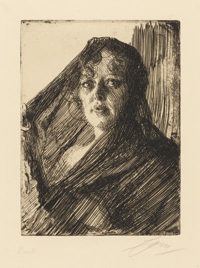 Gerda Lundequist von Anders Zorn