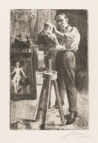 Fürst Paul Troubetzkoy I von Anders Zorn