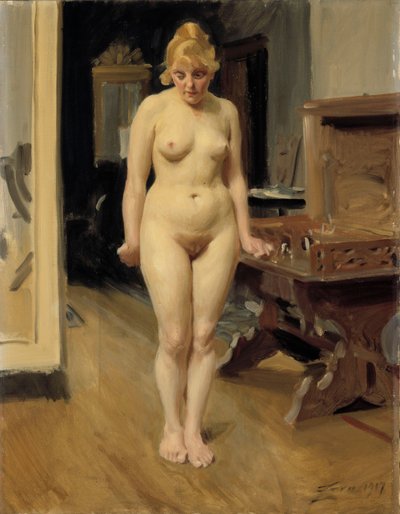 Das schüchterne Modell von Anders Zorn