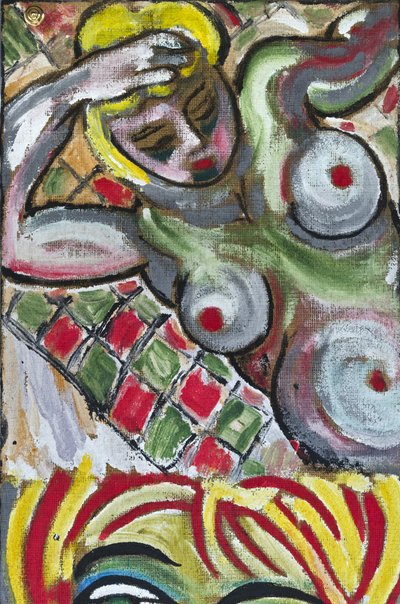 Expressionistischer weiblicher Akt, 2012 von Ando Gilardi
