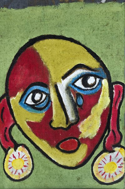 Empörung: Tränenreiches Gesicht, 2012 von Ando Gilardi
