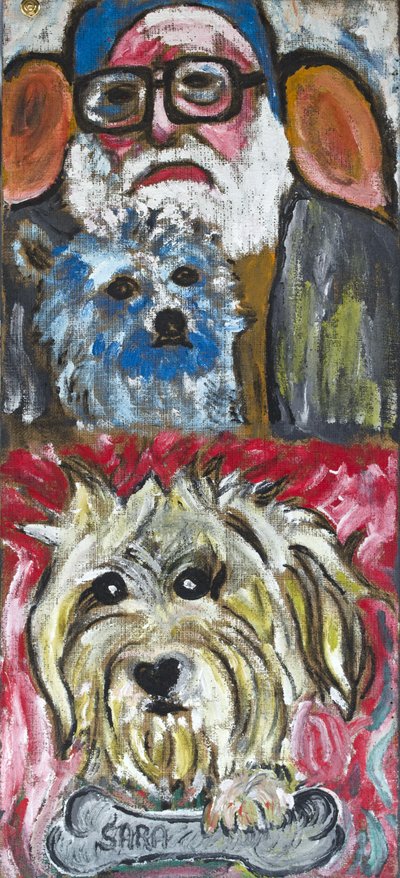 Selbstporträt mit Lisa und Sara, 2012 von Ando Gilardi
