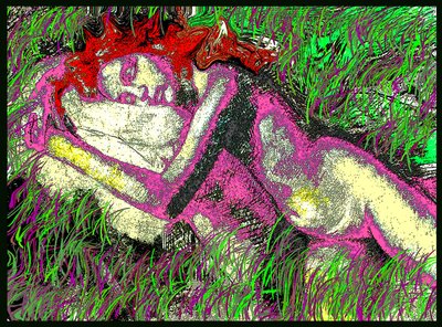 Schlaf, in dem geklontes Gras, 2002 von Ando Gilardi
