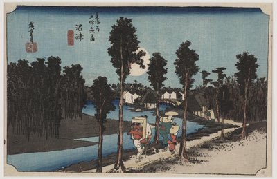 Dämmerung von Ando or Utagawa Hiroshige