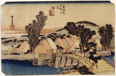 Hodogaya, Shinmachi-Brücke von Ando or Utagawa Hiroshige