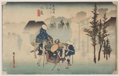 Morgennebel von Ando or Utagawa Hiroshige