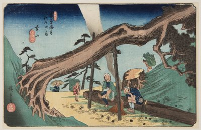 Nr. 33, Motoyama von Ando or Utagawa Hiroshige