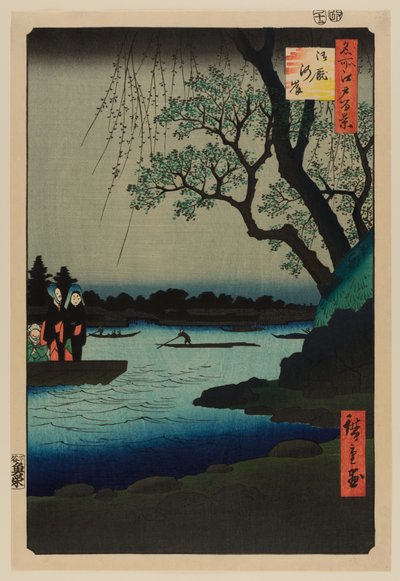 Oumayagashi von Ando or Utagawa Hiroshige