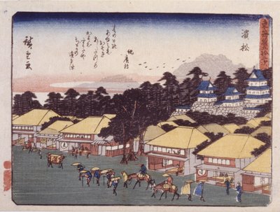Station 30, Hamamatsu von Ando or Utagawa Hiroshige