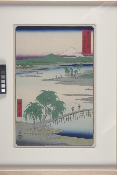 Der Tama-Fluss in der Provinz Musashi von Ando or Utagawa Hiroshige