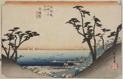 Blick auf Shiomizaka von Ando or Utagawa Hiroshige