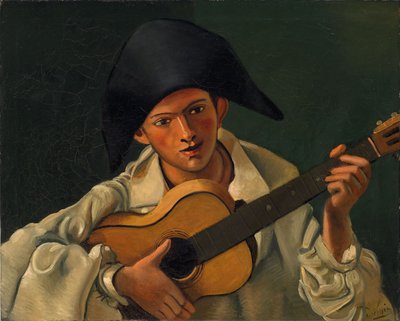 Büste eines Harlekins mit Gitarre von Andre Derain
