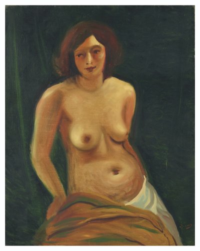 Büste einer sitzenden Frau mit nackten Brüsten von Andre Derain