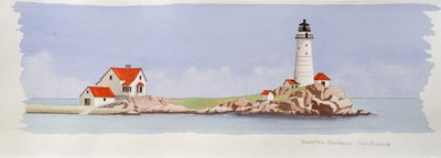 Hafen von Boston von Andras Kaldor