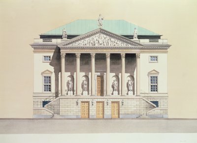 Deutsche Staatsoper, Berlin, Deutschland 18. Jahrhundert Fassade von Andras Kaldor