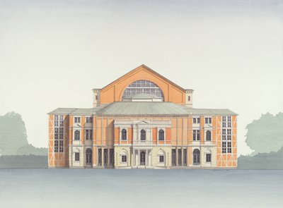Festspielhaus, Bayreuth, Deutschland von Andras Kaldor
