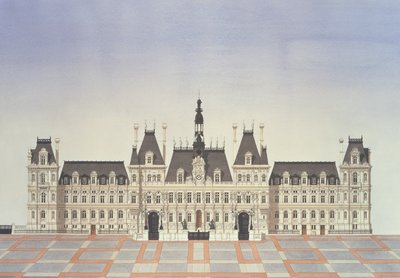 Hôtel de Ville, Paris von Andras Kaldor