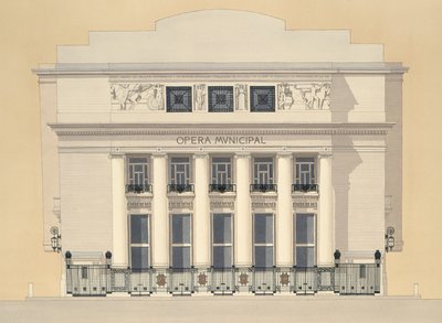 Opernhaus, Marseille, Frankreich von Andras Kaldor
