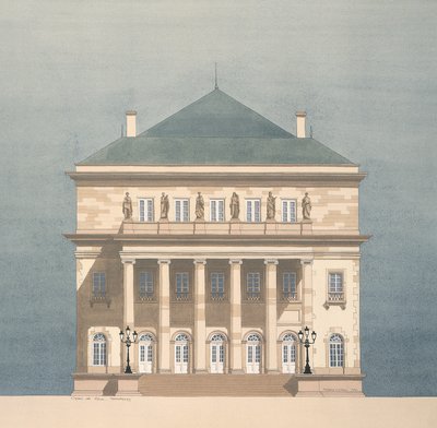 Opéra du Rhin, Straßburg, Frankreich von Andras Kaldor