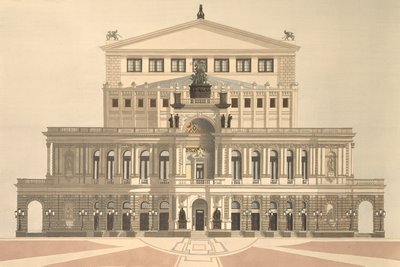 Staatsoper, Dresden, Deutschland von Andras Kaldor