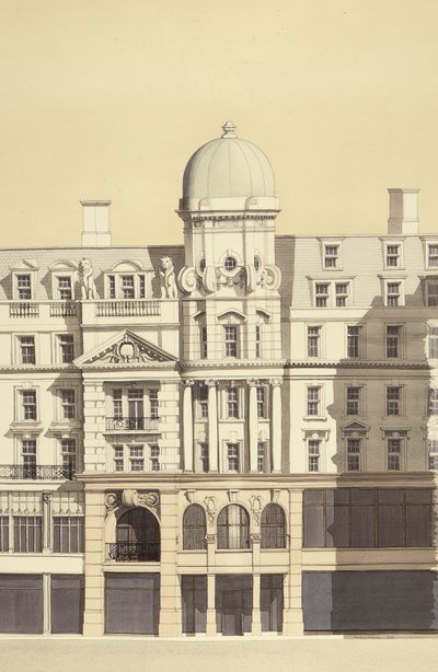 Die Leinenhalle (Detail), Regent Street, London von Andras Kaldor