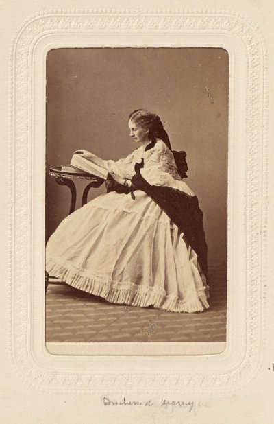 Herzogin von Morny [geb. Troubetskoi, uneheliche Tochter von Nikolaus I.] von Andre Adolphe Eugene Disderi