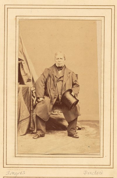 [Jean Auguste Dominique] Ingres (1780 - 1867) von Andre Adolphe Eugene Disderi