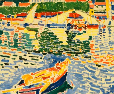 Boote im Hafen von Collioure, um 1905 von Andre Derain