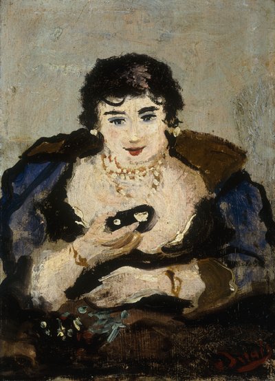 Frau im Theater von Andre Derain