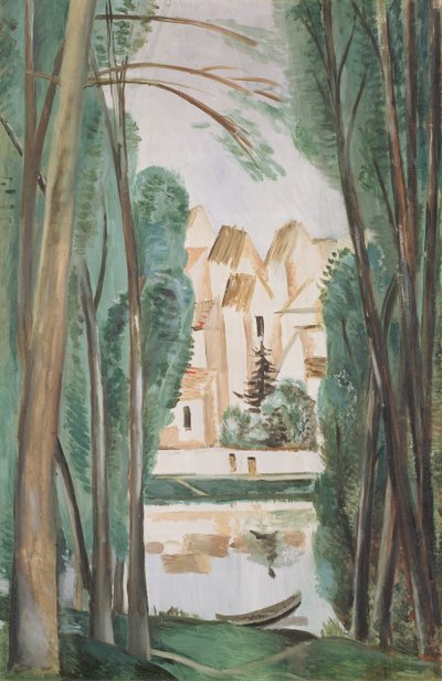 Landschaft mit einem Boot (Carrieres-Saint-Denis) von Andre Derain
