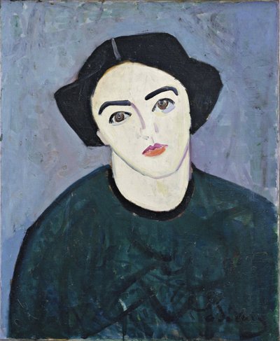 Madame Derain in Grün von Andre Derain