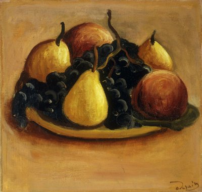 Birnen, Pfirsiche und Trauben von Andre Derain