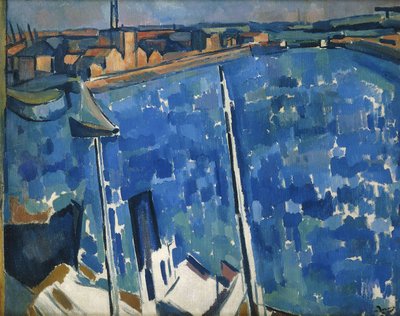 Der Hafen; Le Havre, um 1906-7 von Andre Derain