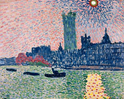 Westminster von der Südbank, London von Andre Derain