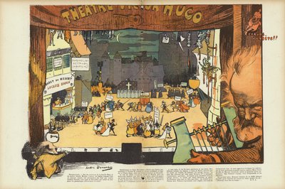 Hundertjahrfeier der Geburt von Victor Hugo, Illustration für Le Rire von Andre Devambez