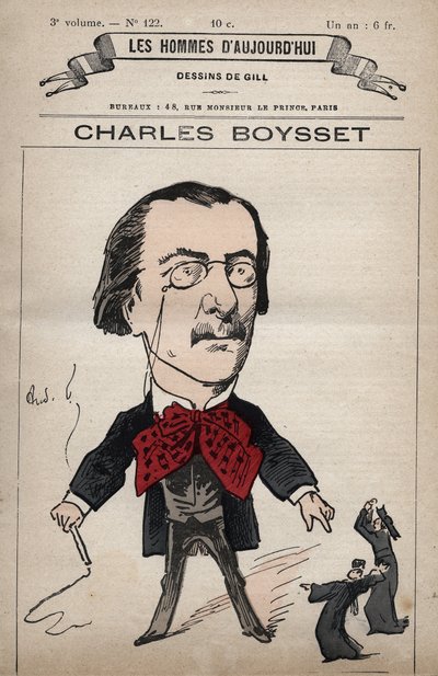 Karikatur von Charles Boysset (1817-1901) (Jurist und republikanischer Abgeordneter) aus 