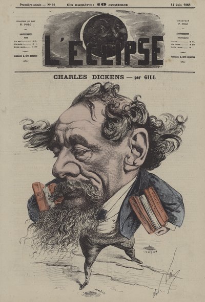 Charles Dickens von Gill von Andre Gill
