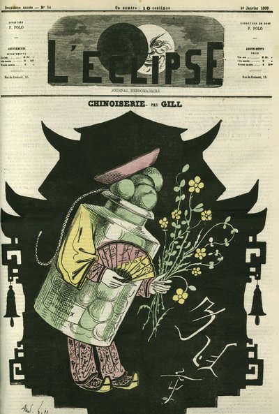Chinoiserie. Titelblatt in „L