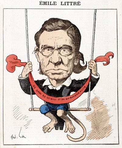 Emile Littré - von Gill, in „Les Hommes d