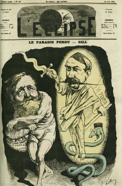 Das verlorene Paradies, Clement Duvernois/Adam (1836-1879) jagt das Paradies von Vitu/L