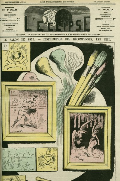Salon von 1875. Titelbild in „L