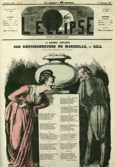 Die große Klage „Poissonneuses de Marseille“. Titelblatt in „L