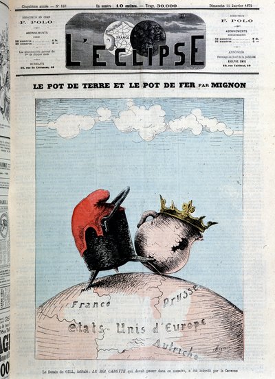 Der Tontopf und der Eisentopf von Mignon. Titelbild von L